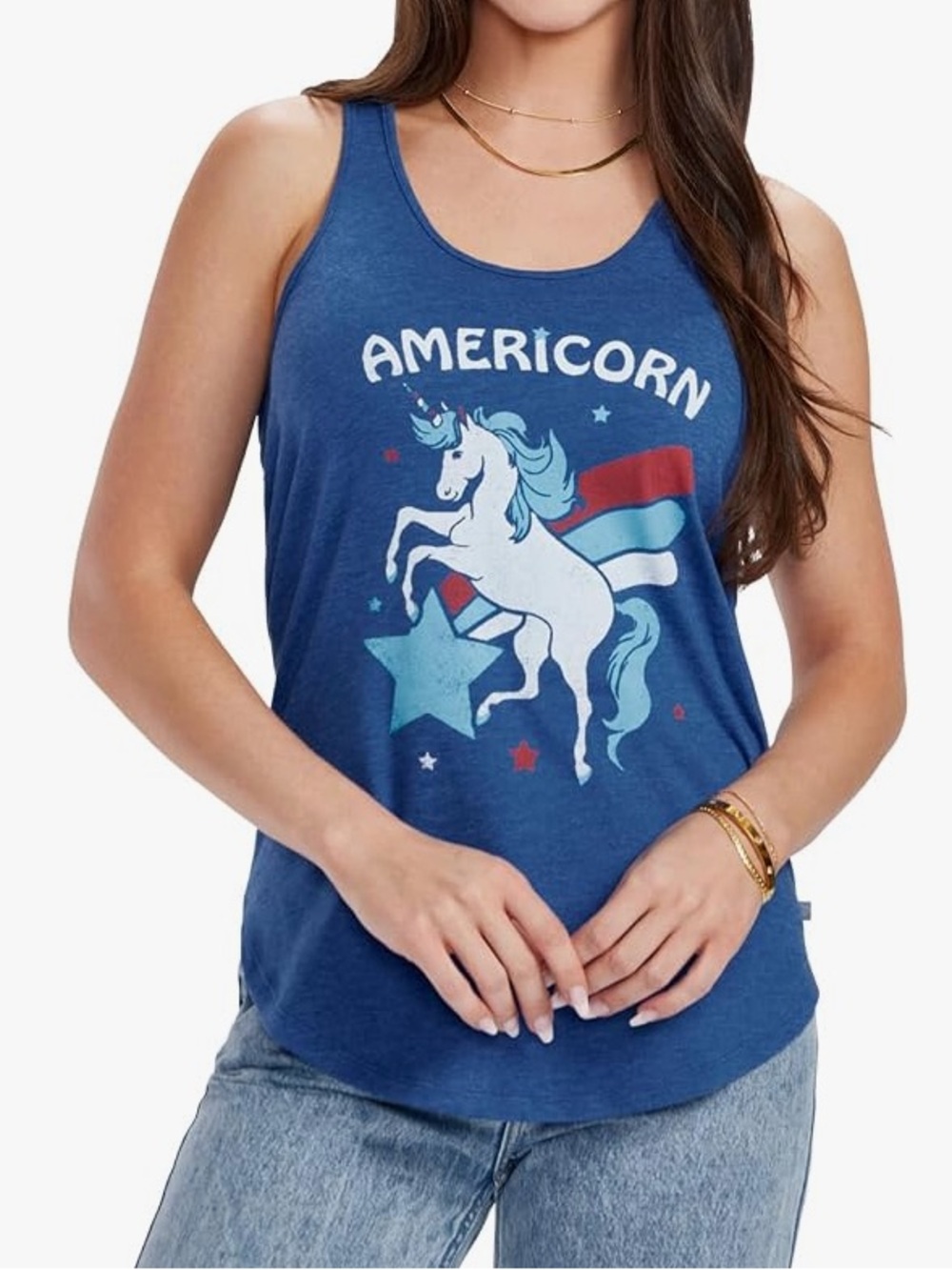 Tipsy Elves Women's 4th of July Tank Tops Cute Patriotic American Flag Shirt new